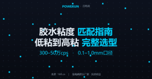 压电阀胶水粘度匹配指南：低粘到高粘的完整选型方案