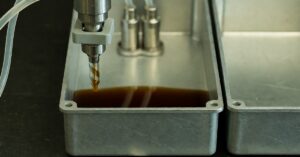 灌封胶用什么阀点胶？双液环氧灌封选灌胶机还是点胶阀（含AB配比、真空脱泡与点灌结合边界）